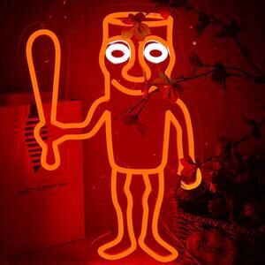 Tum Tum Sahur Neon Sign Night Light Room Wall Decor Italian Brainrot